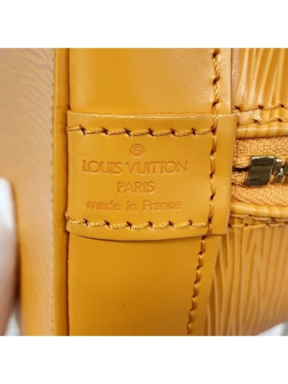 Louis Vuitton Handbag Epi Alma Mandarin